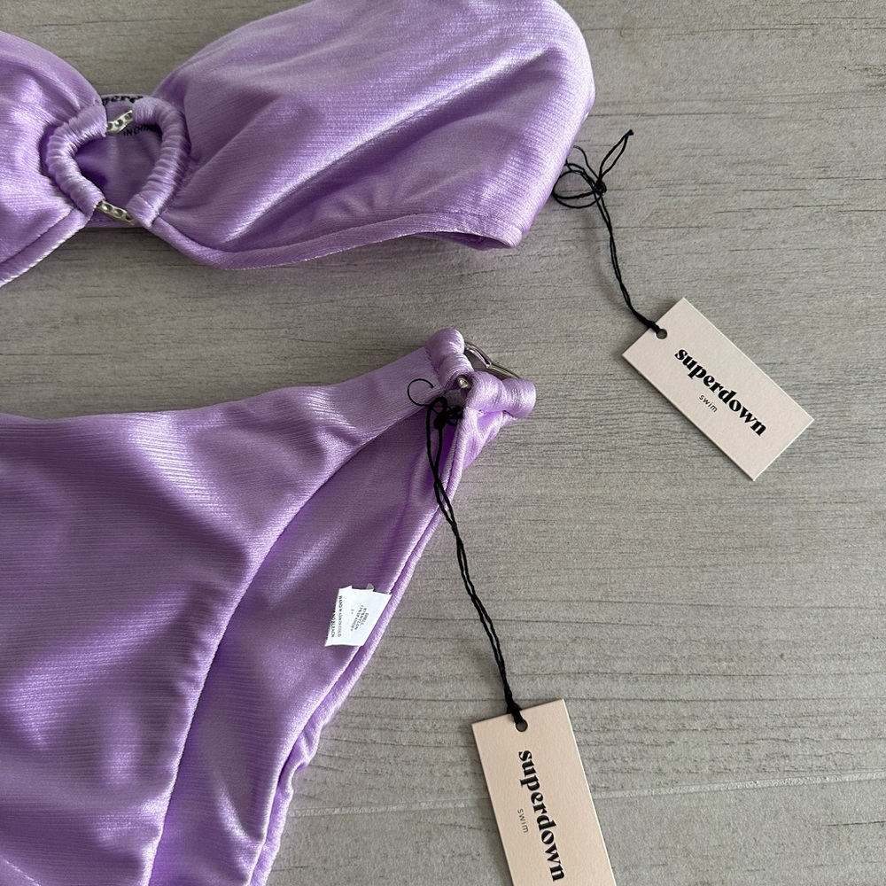 Superdown purple bikini - Picture 3 of 4